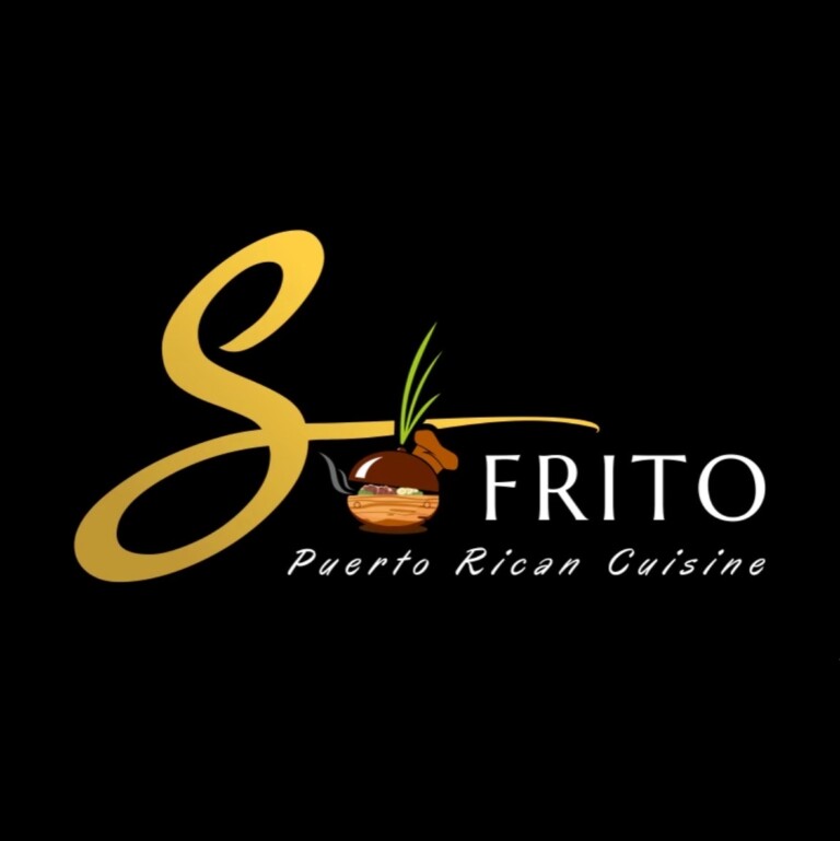 Logo for Sofrito Puerto Rican Cuisine with a stylized