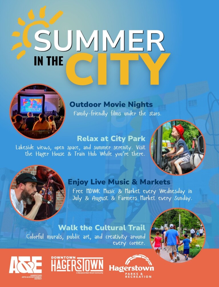 A summer event poster with the title 